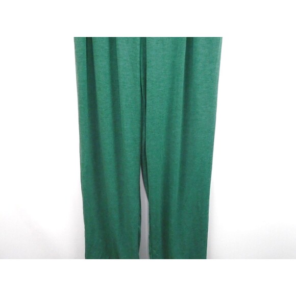 Halara Womens High Waisted Crossover Jogger Pant Size M Green Wide Leg Tie Ankle - Picture 3 of 9
